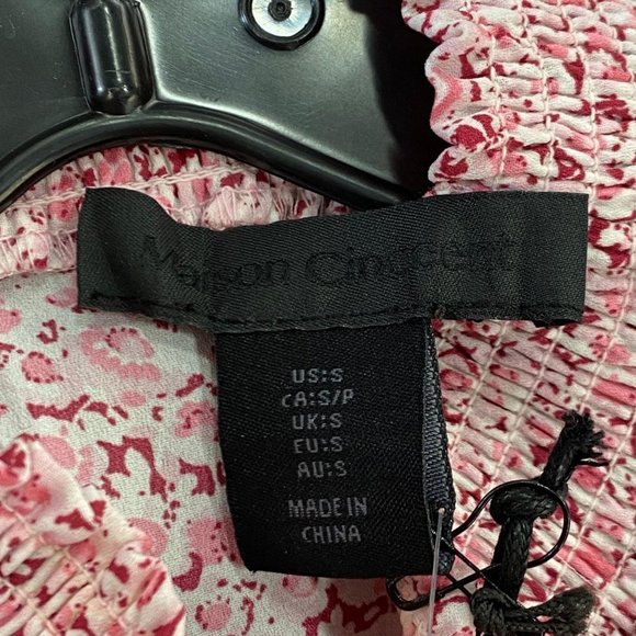 MAISON CINQUENT Pink Blouse NWT - Picture 8 of 9